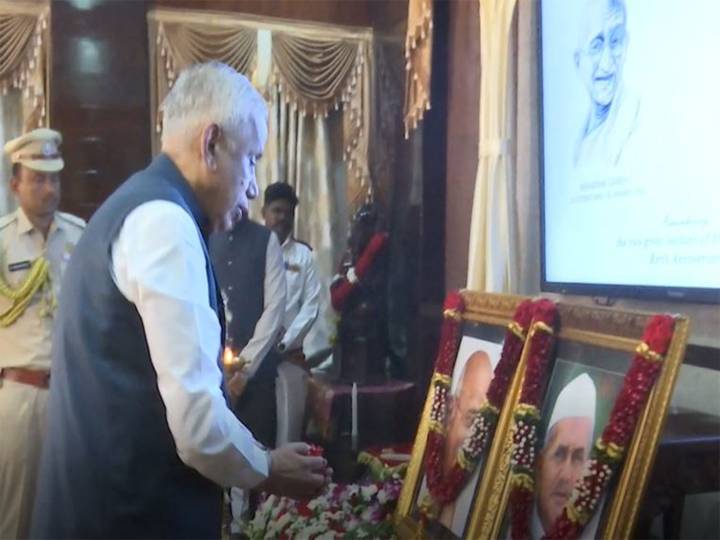 Governor of Andhra Pradesh pays rich tributes to Mahatma Gandhi