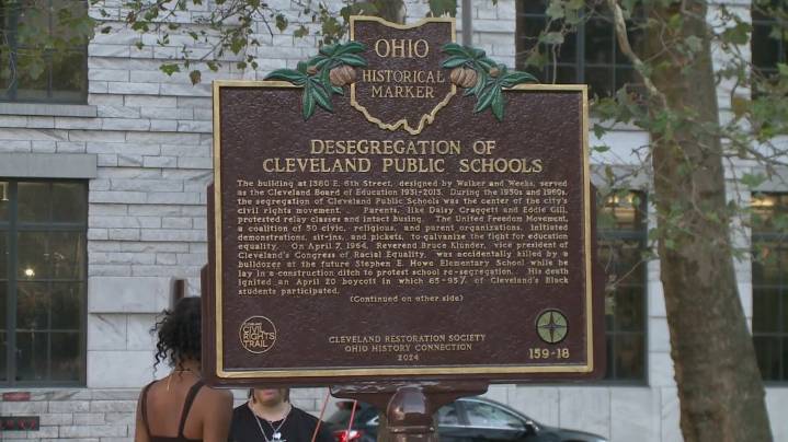 New Ohio Historical Marker honors desegregation of Cleveland Public Schools