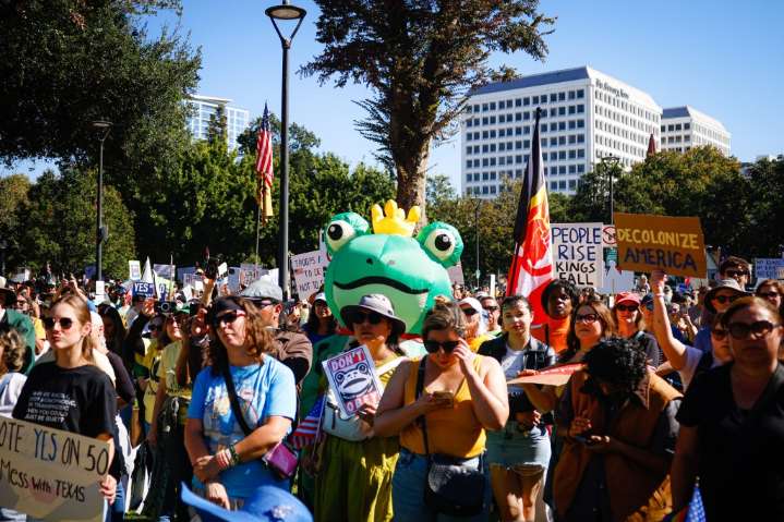 Letters: ‘No Kings’ rallies featured patriotism on parade