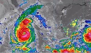 'Priscilla', como huracán categoría 2, está al sur de BCS