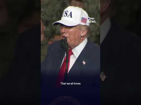 WATCH: Trump mocks Biden during naval base speech in Japan