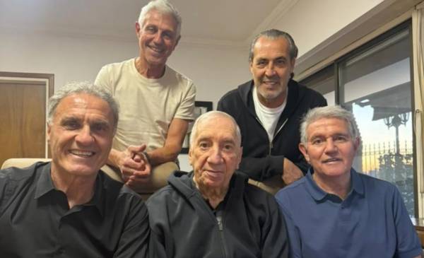 "El más grande de todos": La visita a Carlos Salvador Bilardo de los campeones del ‘86