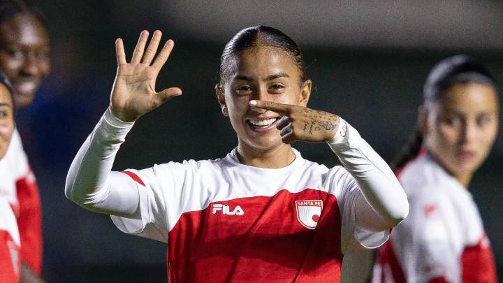 Vea todos los goles del 7-0 de Santa Fe sobre Always Ready, por Copa Libertadores femenina