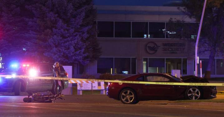Photo: King Avenue crash investigation Tuesday evening
