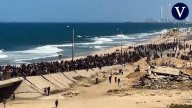 VIDEO: Miles de gazatíes comienzan a dirigirse al norte de Gaza tras el anuncio del alto el fuego