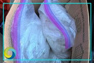 Detienen a hombre con 30 kilos de metanfetamina en la Autopista de Occidente