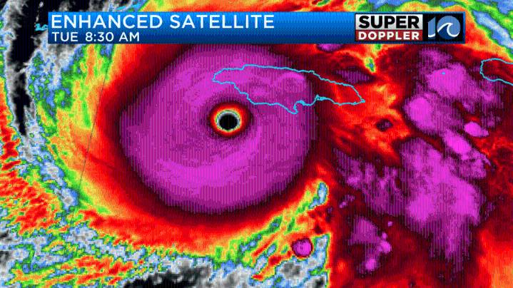 Blog: Melissa slams Jamaica. Local strong wind & rain
