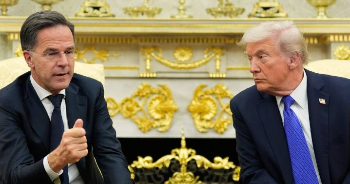 At the White House, NATO Secretary General Mark Rutte calls for the focused defense of Ukraine