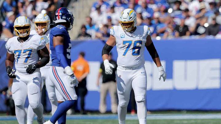Chargers’ Joe Alt officially active for TNF vs. Vikings