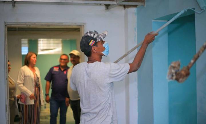 Segunda fase de trabajos de remodelación en la CHET registró 50% de avance