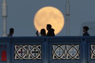 Photos of October’s supermoon: A stunning start to a trio of celestial events