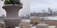 Restauraron un histórico monumento de Mar del Plata y en menos de 24 horas lo vandalizaron: “Son cabezas de termo”