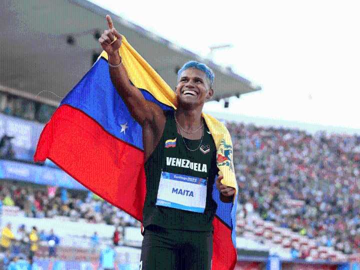 José Maita se coronó en la cuarta parada de la Liga Nacional de Atletismo en los 800 metros