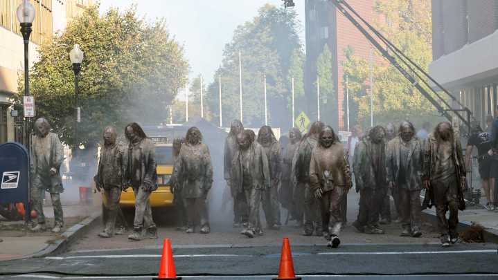 See Brockton transformed into zombie New York City for 'Walking Dead'