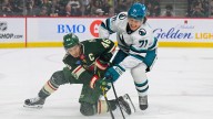 Celebrini stays hot, helps Sharks recover for OT win