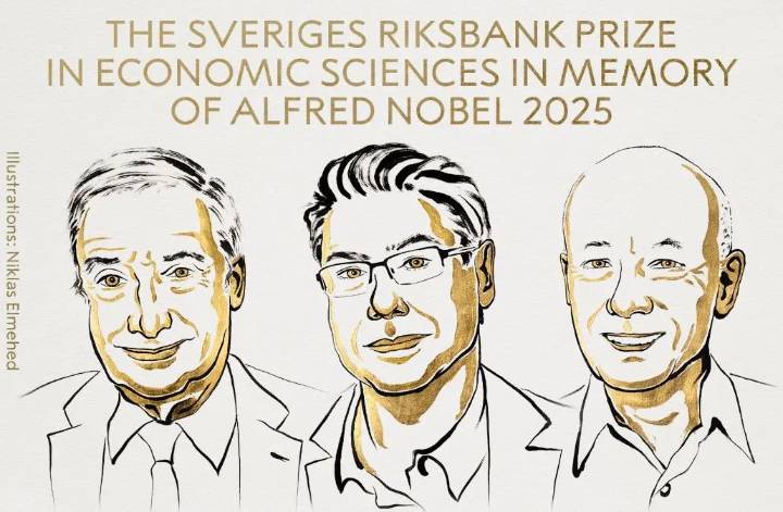 Premio Nobel de Economía a Joel Mokyr, Philippe Aghion y Peter Howitt