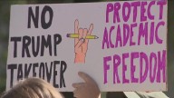 UT Austin students protest against Trump's higher education vision