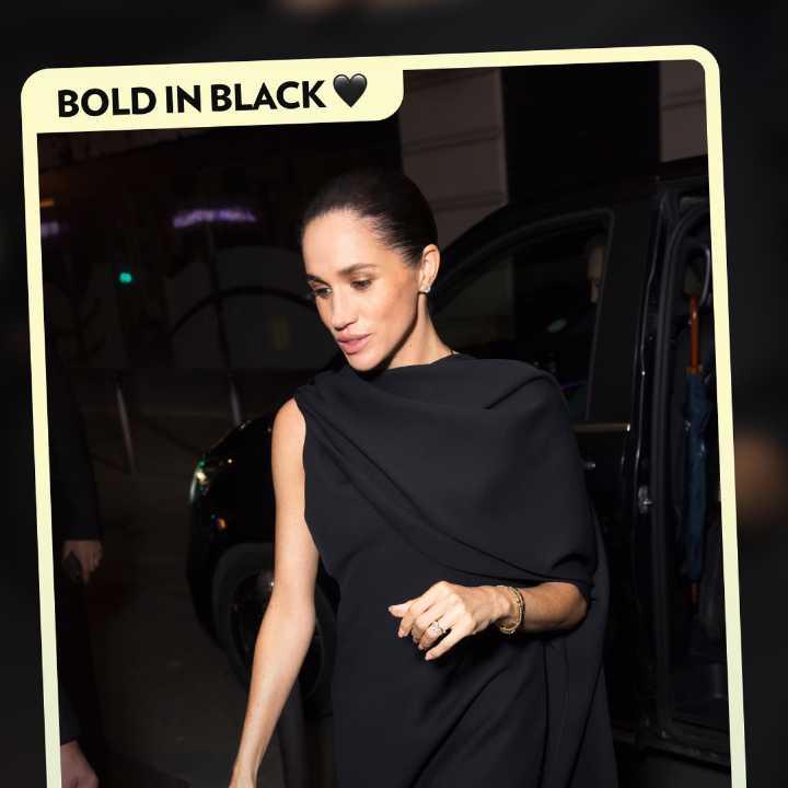 Meghan Markle Rocks Edgy Look at Paris Fashion Week