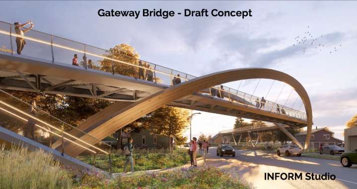 Plans for pedestrian bridge over Ann Arbor’s Main Street get $1M boost
