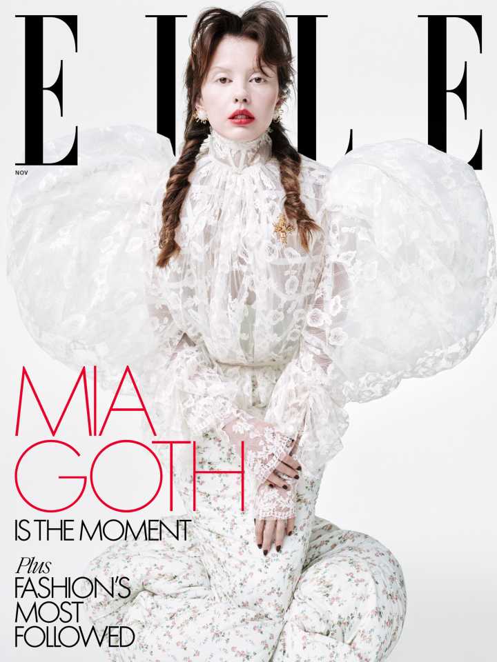 Elle Does an Actually Editorial Cover