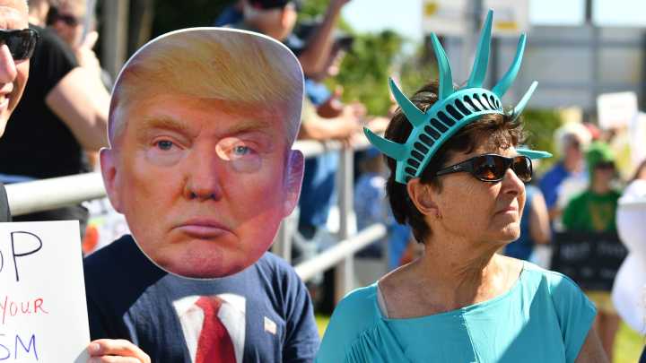 Thousands turn out for 'No Kings' protest in Cocoa