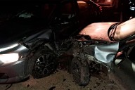 Tres heridos tras choque entre dos autos en la ruta 11