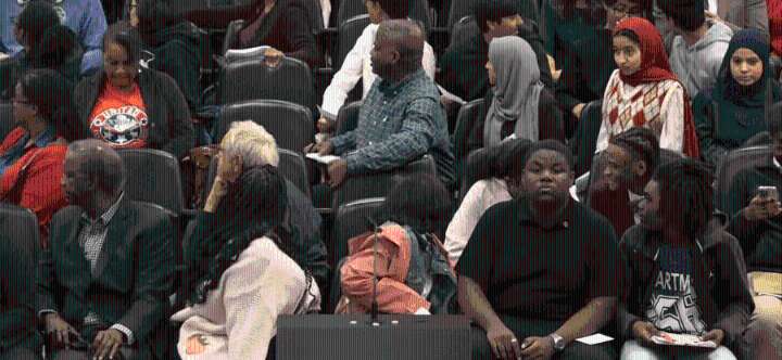 Woman removed from chamber as commission decides school board elections