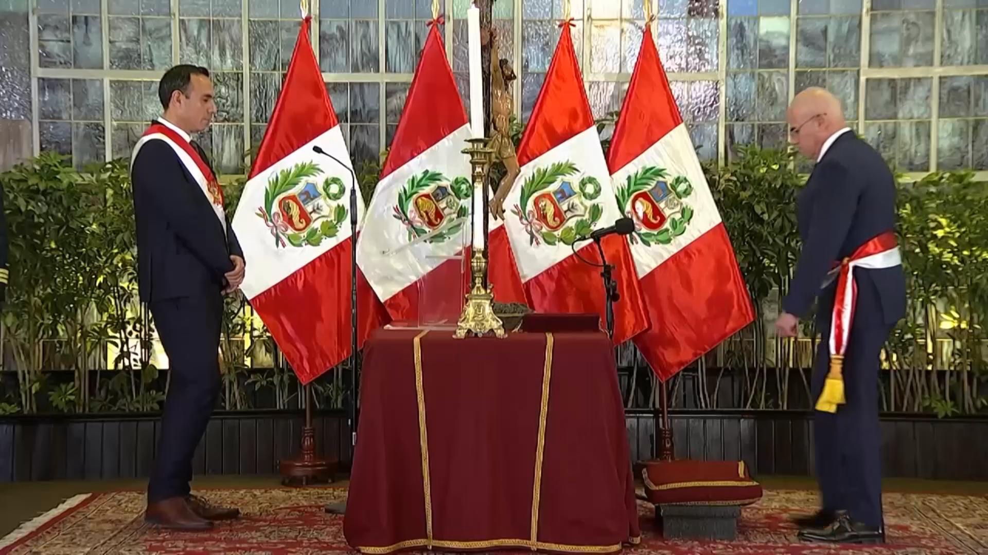 Peru's new president swears in cabinet led by former constitutional judge