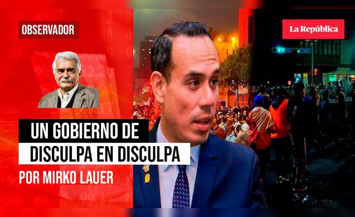 Un gobierno de disculpa en disculpa, por Mirko Lauer