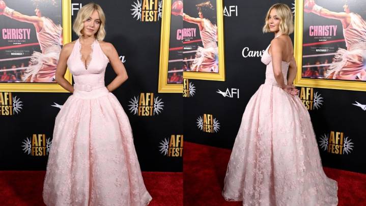 Sydney Sweeney Wears Custom Miu Miu at the 'Christy' Premiere during AFI Fest 2025