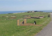 El yacimiento arqueológico de la Campa Torres, en Gijón, tendrá tres tramos de senderos accesibles