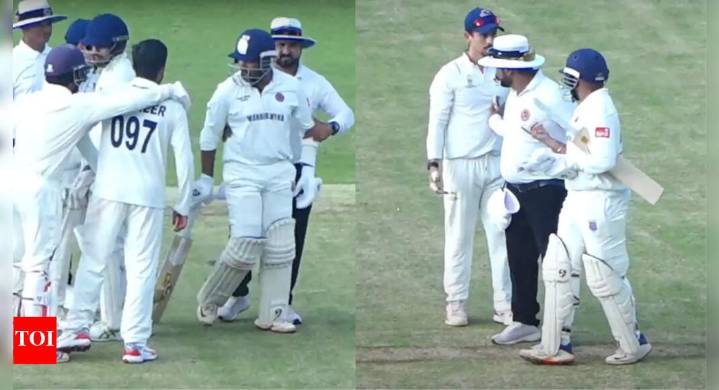 Prithvi Shaw tries to hit Musheer Khan with bat in anger; has heated exchange with former Mumbai teammates