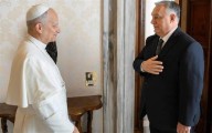 Papa León XIV recibió en audiencia al primer ministro de Hungría