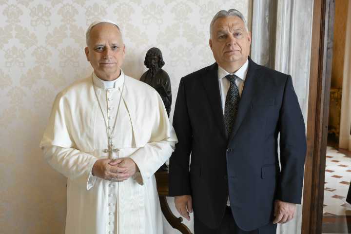 Pope Leo XIV meets with Viktor Orbán at the Vatican
