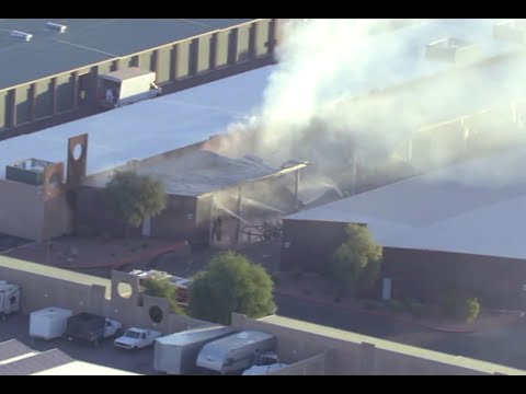RVs damaged in fire at storage facility in West Valley