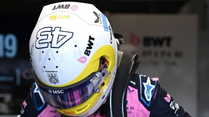 Franco Colapinto usará un casco especial para el GP de Estados Unidos: homenaje a una hazaña histórica del automovilismo argentino