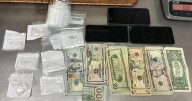 Kennewick police seize drugs, cash and cell phones from driver running red light