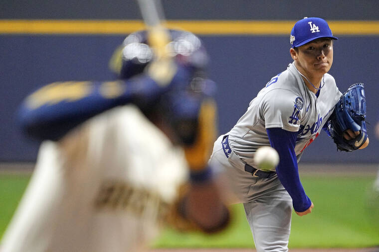 Yoshinobu Yamamoto, Dodgers shut down Brewers, grab 2