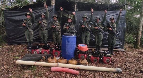 Nuevo campamento de minería clandestino destruido en Amazonas