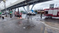 Alerta en Tláhuac por nube de gas tras otro accidente de una pipa