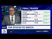 Final Trades: Amazon, Alphabet, CRH and the IBIT