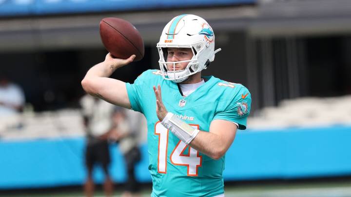 Quinn Ewers is the Dolphins backup QB on Sunday