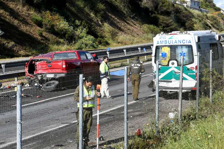 Lo certifica Carabineros: conductor que provocó fatal accidente en Villa Alemana estaba en estado de ebriedad