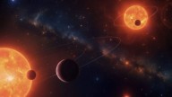 Hallan un sistema con dos estrellas y planetas como el terrestre transitando entre ambas