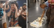 Katy Perry Brutally Slammed For “Disrespectful” Cake Throw At Staff During Her 41st Birthday