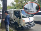 ¡Otra pipa! Fuga de gas en Circuito Interior, dirección La Raza, desata pánico