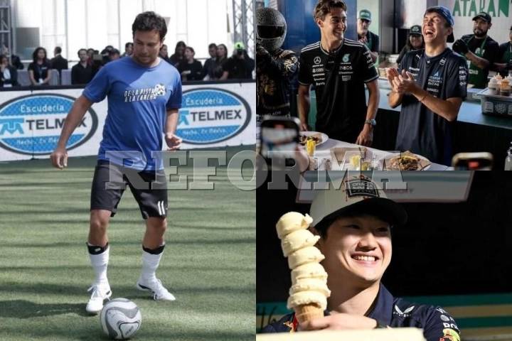 Entre goles, tacos y helados se divierten pilotos en CDMX