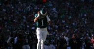 Handing out 10 awards from the Eagles