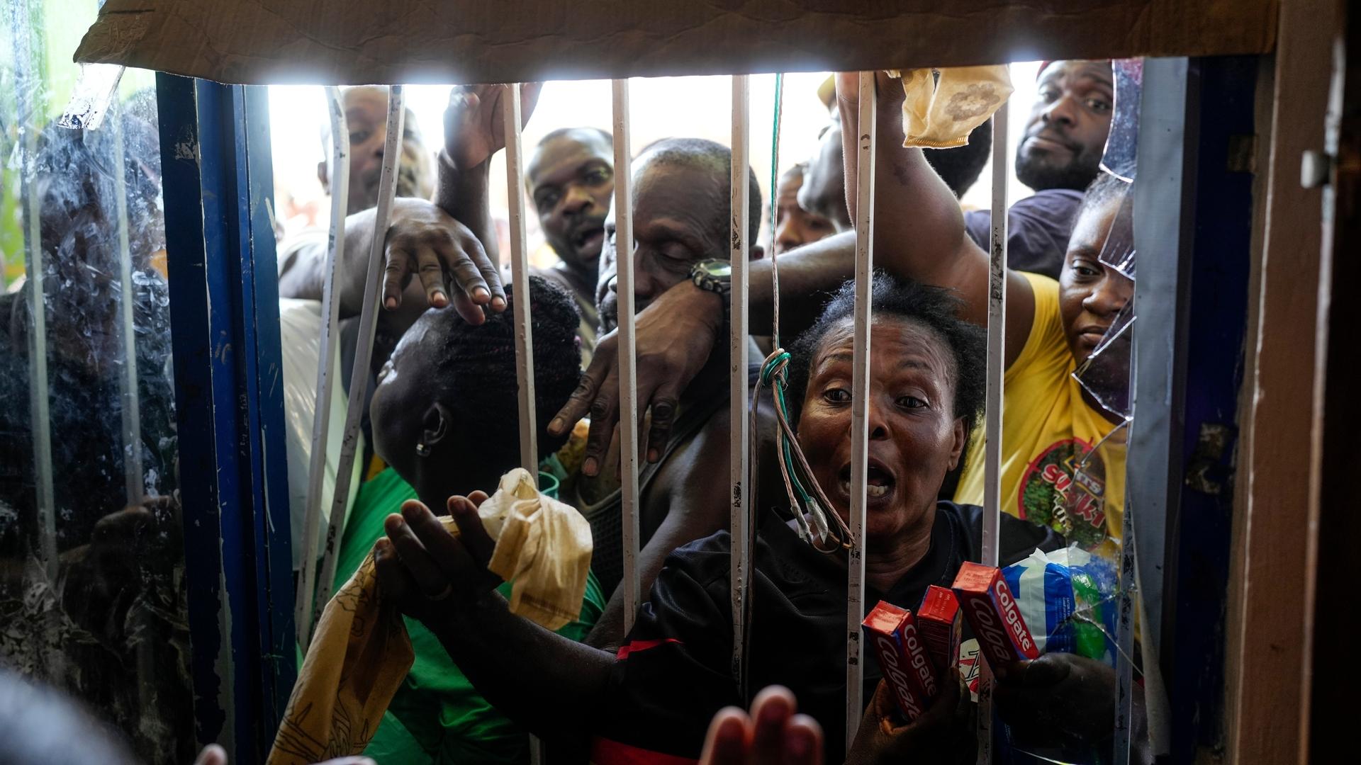Jamaicans scramble for basic items after direct hit from one of the strongest hurricanes on record