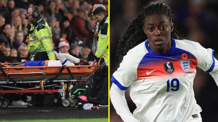 'That looked horrible' - Lioness Michelle Agyemang stretchered off after five minutes of treatment